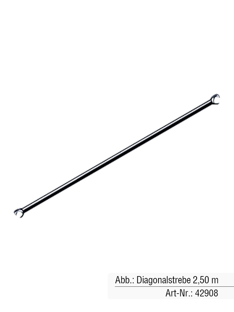 ZARGES Diagonalstrebe für 1,80 m Länge