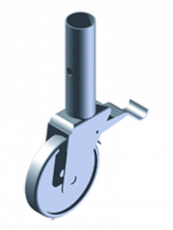 ZARGES Lenkrolle mit Zapfen - Durchmesser 125 mm