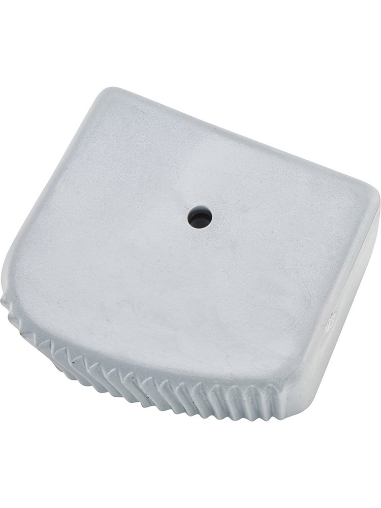 ZARGES Außenschuh, grau, rechts 66 x 31 mm