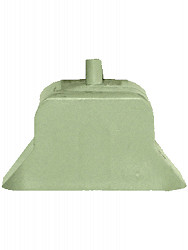 ZARGES Sprossenkappe ohne Schlitz, zu Teleskopleiter 41930-41934 ZARGES Sprossenkappe ohne Schlitz, zu Teleskopleiter 41930-41934