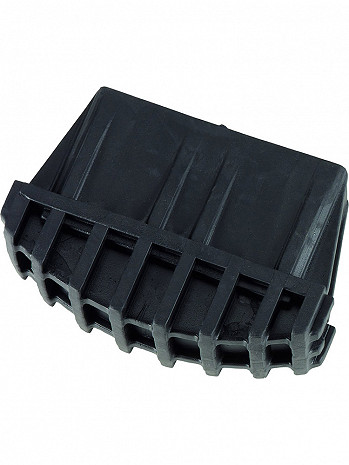 ZARGES Außenschuh schwarz, 76 x 25 mm