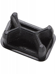 ZARGES Endkappe, schwarz 48 x 25 mm ZARGES Endkappe, schwarz 48 x 25 mm