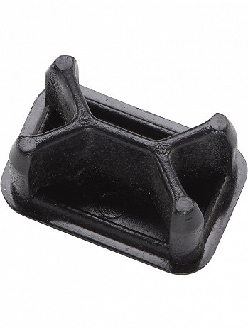 ZARGES Endkappe, schwarz 48 x 25 mm