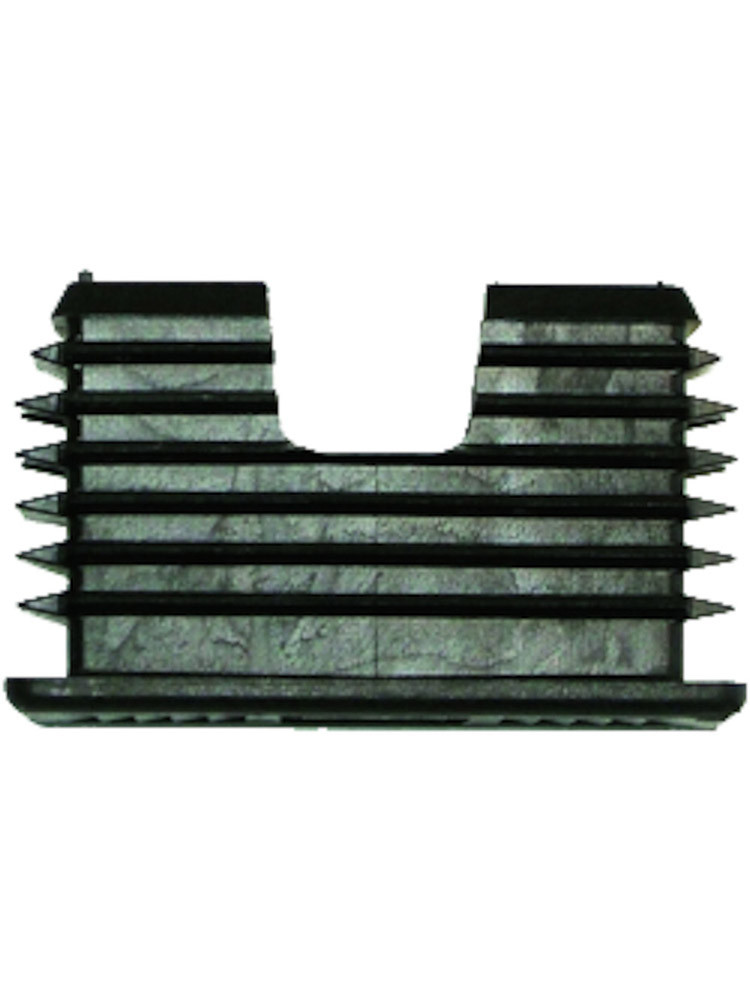 ZARGES Endkappe, schwarz 58 x 25 mm