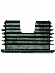 ZARGES Endkappe, schwarz 68 x 25 mm ZARGES Endkappe, schwarz 68 x 25 mm