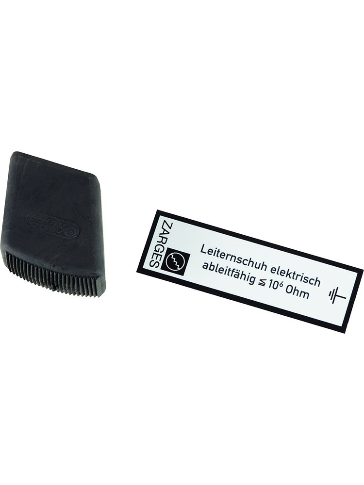 ZARGES Außenschuh el. leitf, schwarz 42 x 25 mm