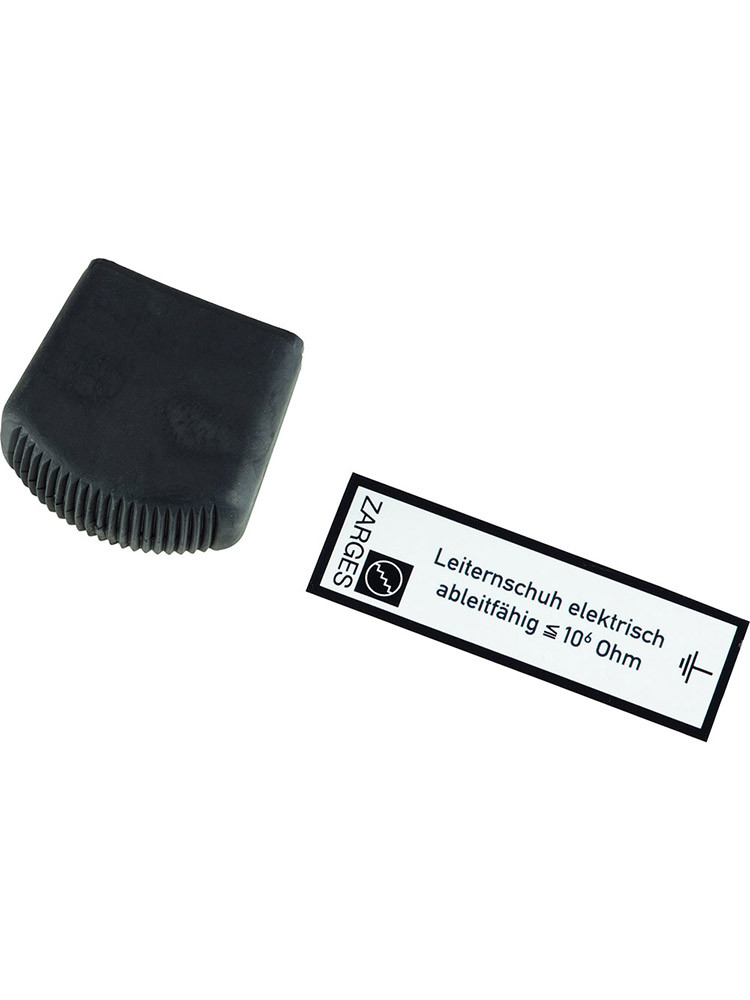 ZARGES Außenschuh el. leitf, schwarz 58 x 25 mm