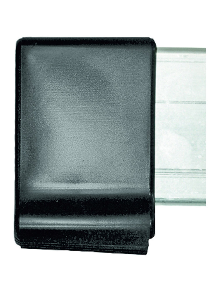 ZARGES Außenschuh el. leitf für Quertraverse, schwarz 73 x 25 mm