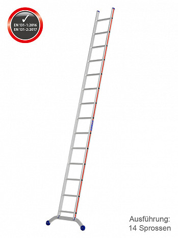 HYMER Anlegeleiter 6011 SC 60 22 Sprossen