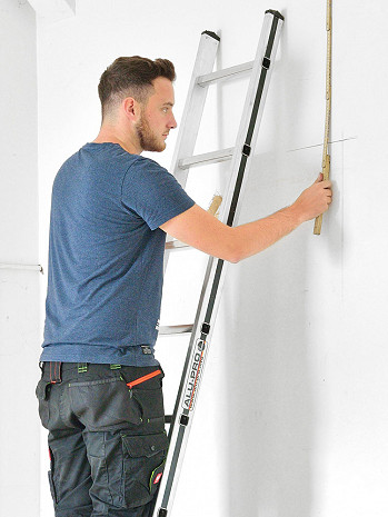 HYMER Anlegeleiter Alu-Pro 70011 / 16 Sprossen