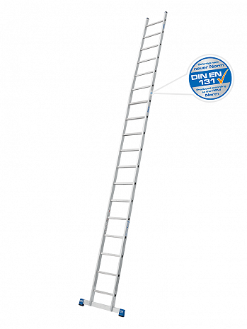 KRAUSE STABILO Alu Anlegeleiter 18 Sprossen Breitformat
