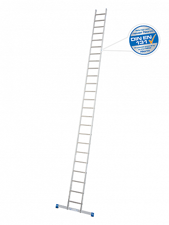 KRAUSE STABILO Alu Anlegeleiter 24 Sprossen Breitformat