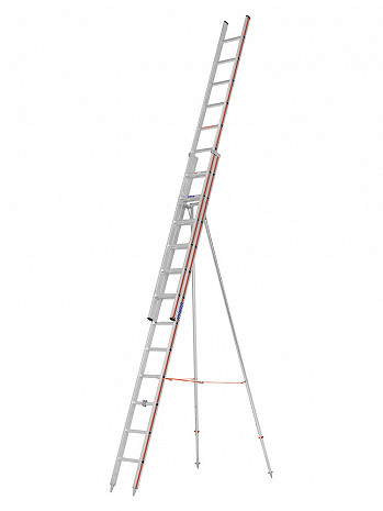 HYMER Obstbaumleiter 2-teilig 2x12 Sprossen