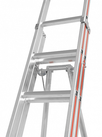 HYMER Obstbaumleiter 2-teilig 2x12 Sprossen