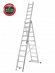 HYMER Mehrzweckleiter Alu-Pro 70047 / 3x10 Sprossen