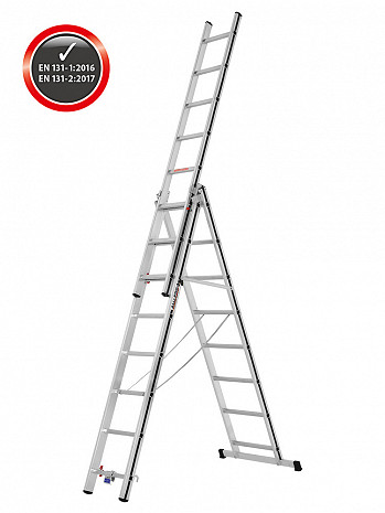 HYMER Mehrzweckleiter Alu-Pro 70047 / 3x8 Sprossen