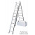 HYMER Mehrzweckleiter Alu-Pro 70047 / 3x10 Sprossen