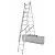 KRAUSE CORDA Vielzweckleiter 3x9 Sprossen mit Treppenfunktion