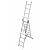 KRAUSE CORDA Vielzweckleiter 3x7 Sprossen