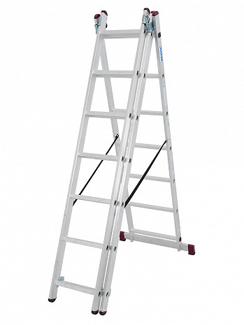 KRAUSE CORDA Vielzweckleiter 3x7 Sprossen