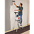 Hailo L100 TopLine - Sicherheits-Stehleiter 4 XXL-Stufen