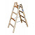 KRAUSE STABILO Doppel-Holzleiter / 2x4 Sprossen