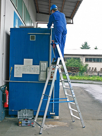 KRAUSE STABILO Stufen-Stehleiter / 8 Stufen / gemäß TRBS 2121-2