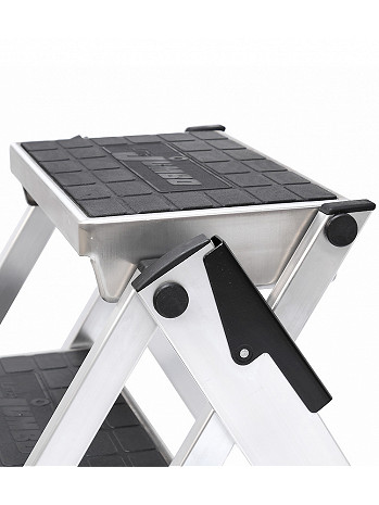 WAKÜ Little Jumbo Sicherheitstreppe Alutritt ohne Bügel 2 Stufen - Compact