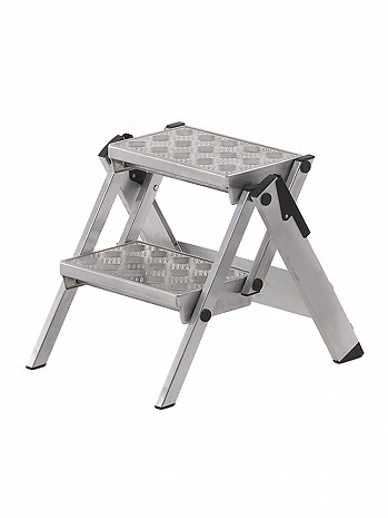 WAKÜ Little Jumbo Sicherheitstreppe Alutritt ohne Bügel 2 Stufen - Compact