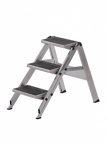 WAKÜ Little Jumbo Sicherheitstreppe Gummibelag ohne Bügel 3 Stufen