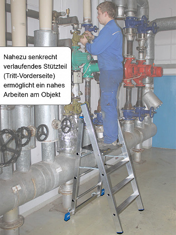 KRAUSE STABILO Profi-Tritt 3-stufig