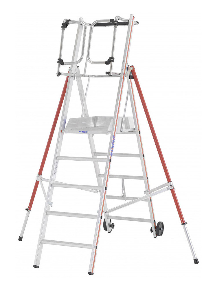 HYMER ProTect Plattformleiter 8483 5 Sprossen