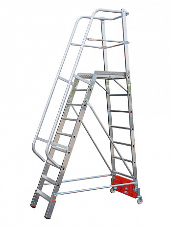 KRAUSE STABILO Podestleiter Vario kompakt Breite 0,82 m 9 Stufen