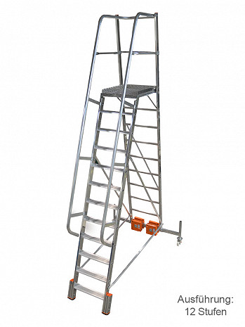 KRAUSE STABILO Podestleiter Vario kompakt Breite 1,44 m 10 Stufen