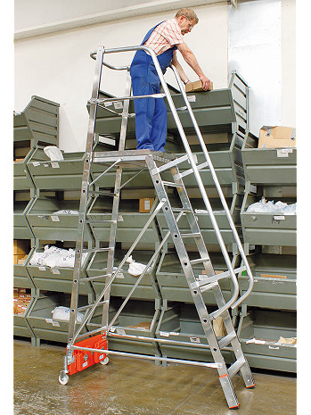 KRAUSE STABILO Podestleiter Vario kompakt Breite 2,07 m 10 Stufen