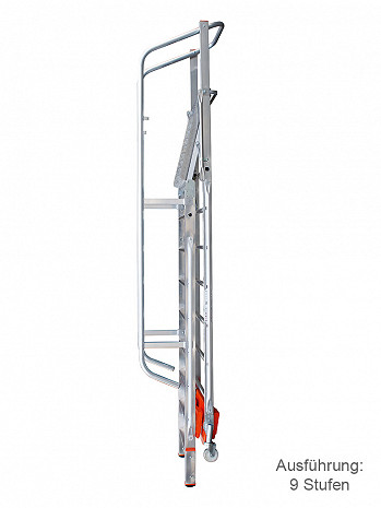 KRAUSE STABILO Podestleiter Vario kompakt Breite 0,82 m 9 Stufen