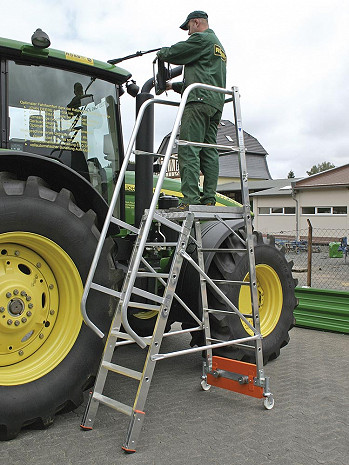 KRAUSE STABILO Podestleiter Vario kompakt Breite 2,07 m 10 Stufen